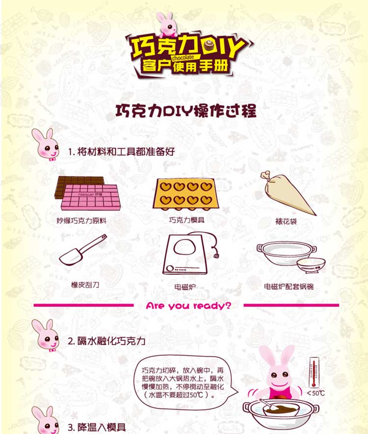 巧克力DIY操作过程