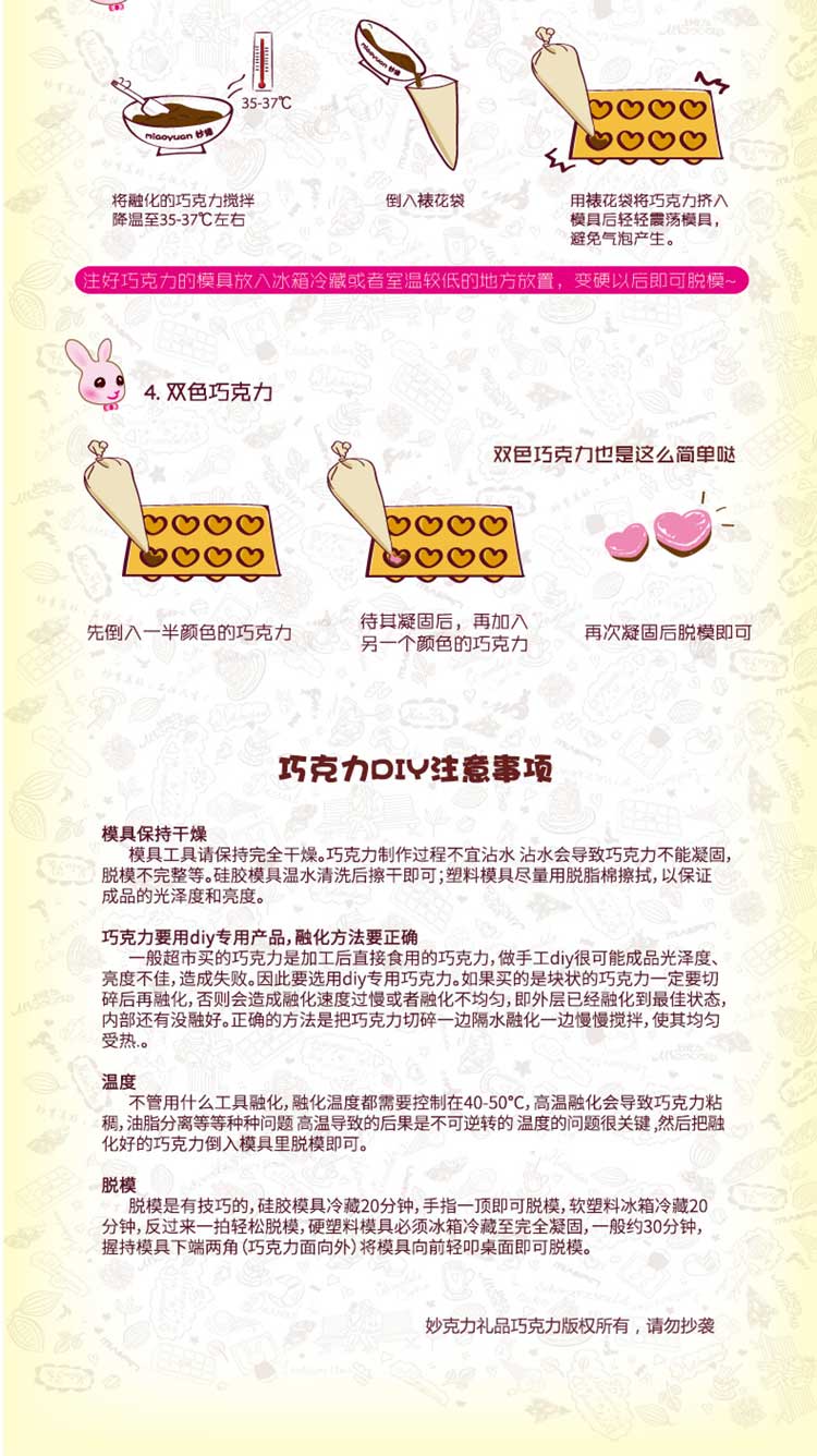 巧克力DIY操作过程
